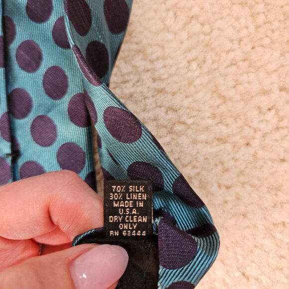 Nicole Miller Linen & Silk Tie - Picture 7 of 7